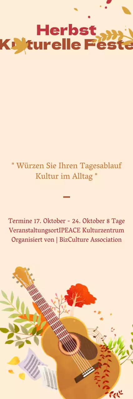 Herbst-Kulturfestival