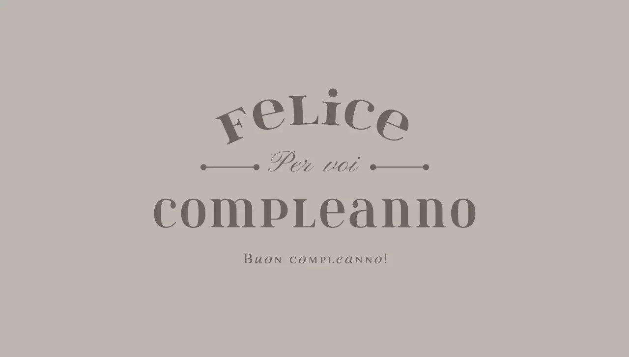 Busta per cartolina di compleanno con testo e illustrazione lineare