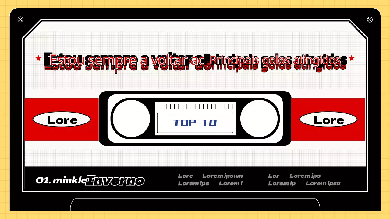 Uma classificação inspirada em cassetes de vídeo retro dos melhores golos de todos os tempos