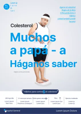 Promover la campaña hospital gris-azul