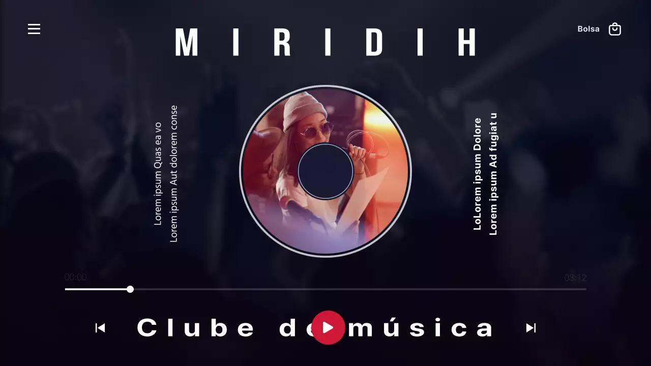 Explicação dos círculos negros e vermelhos da música pop
