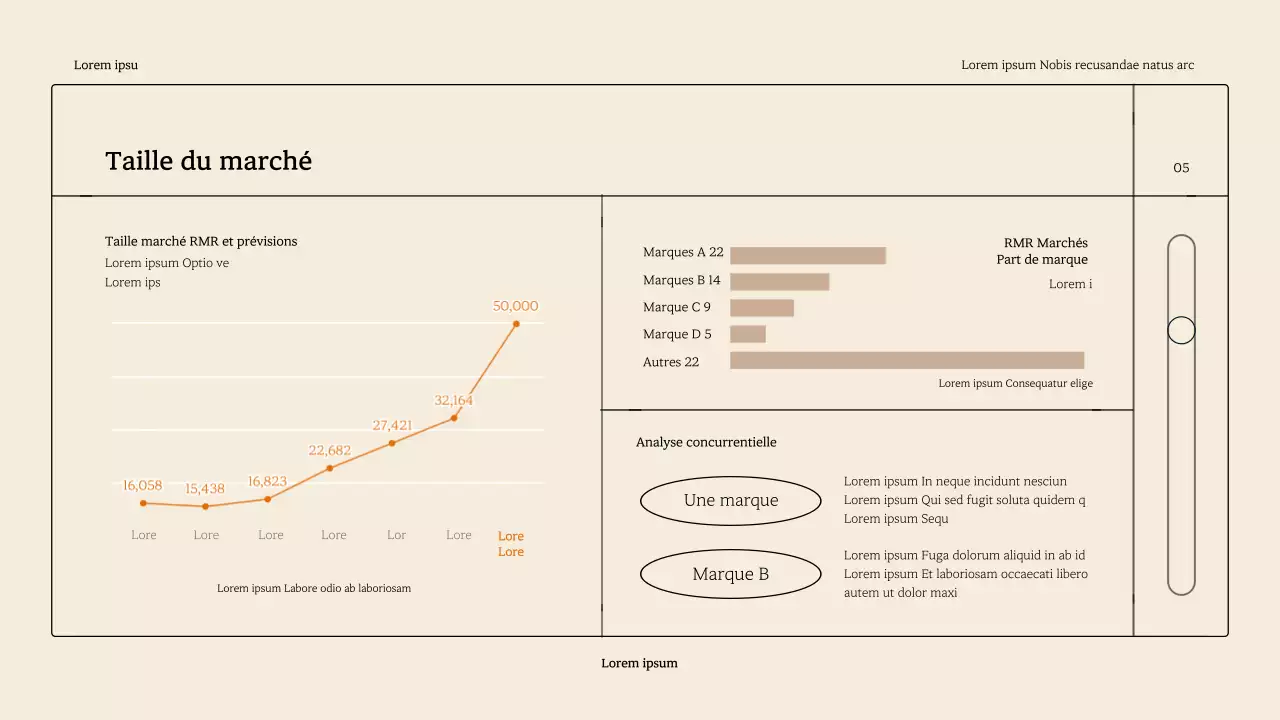 Une terrasse simple et raffinée de RMR dans les tons beiges