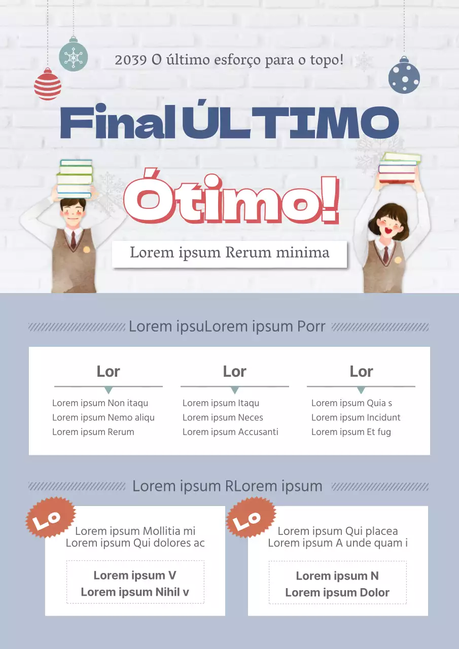 Um último empurrão para o primeiro lugar