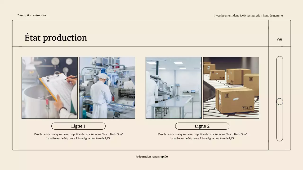 Une terrasse simple et raffinée de RMR dans les tons beiges