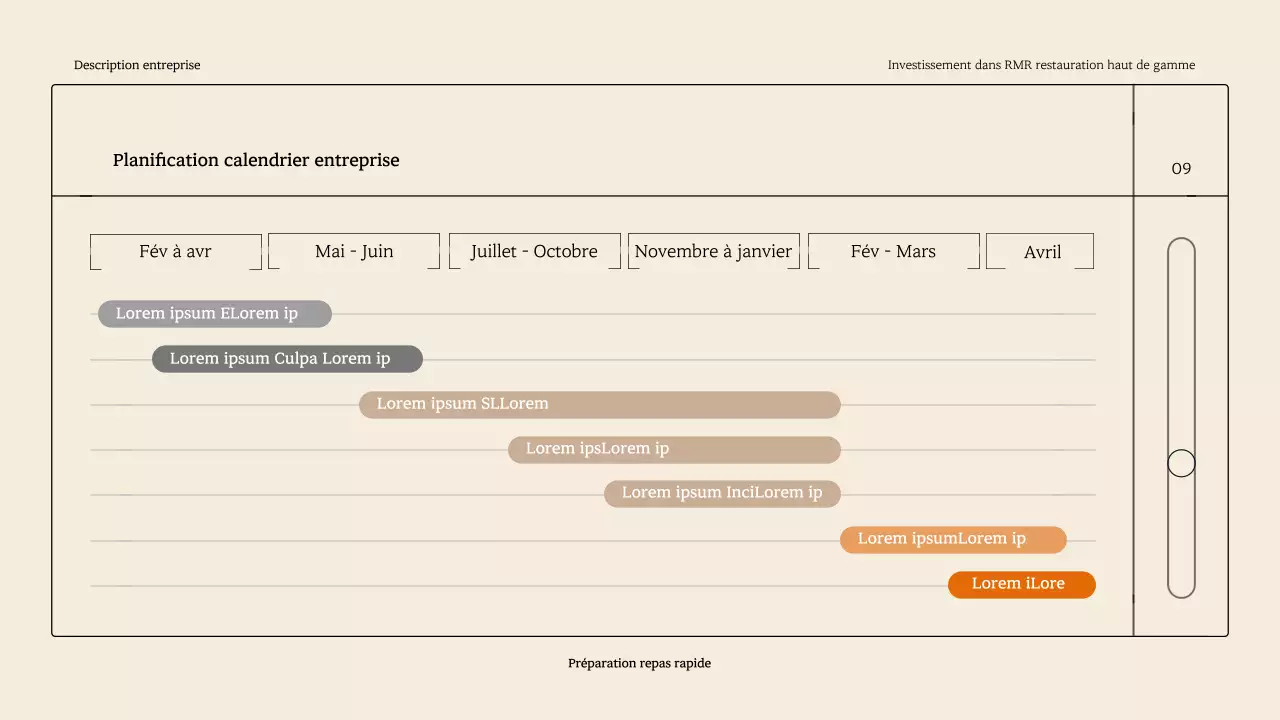 Une terrasse simple et raffinée de RMR dans les tons beiges