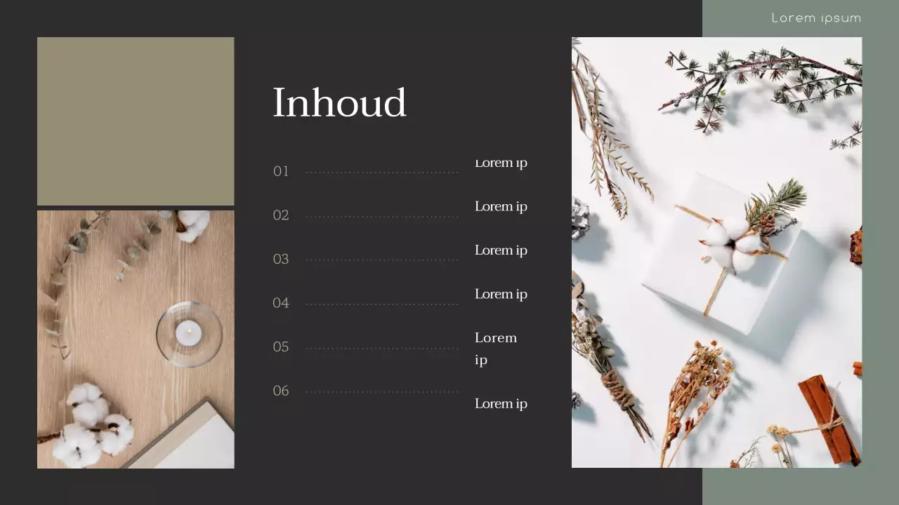 Een sentimentele handgemaakte beurs in olijfgroen en beige