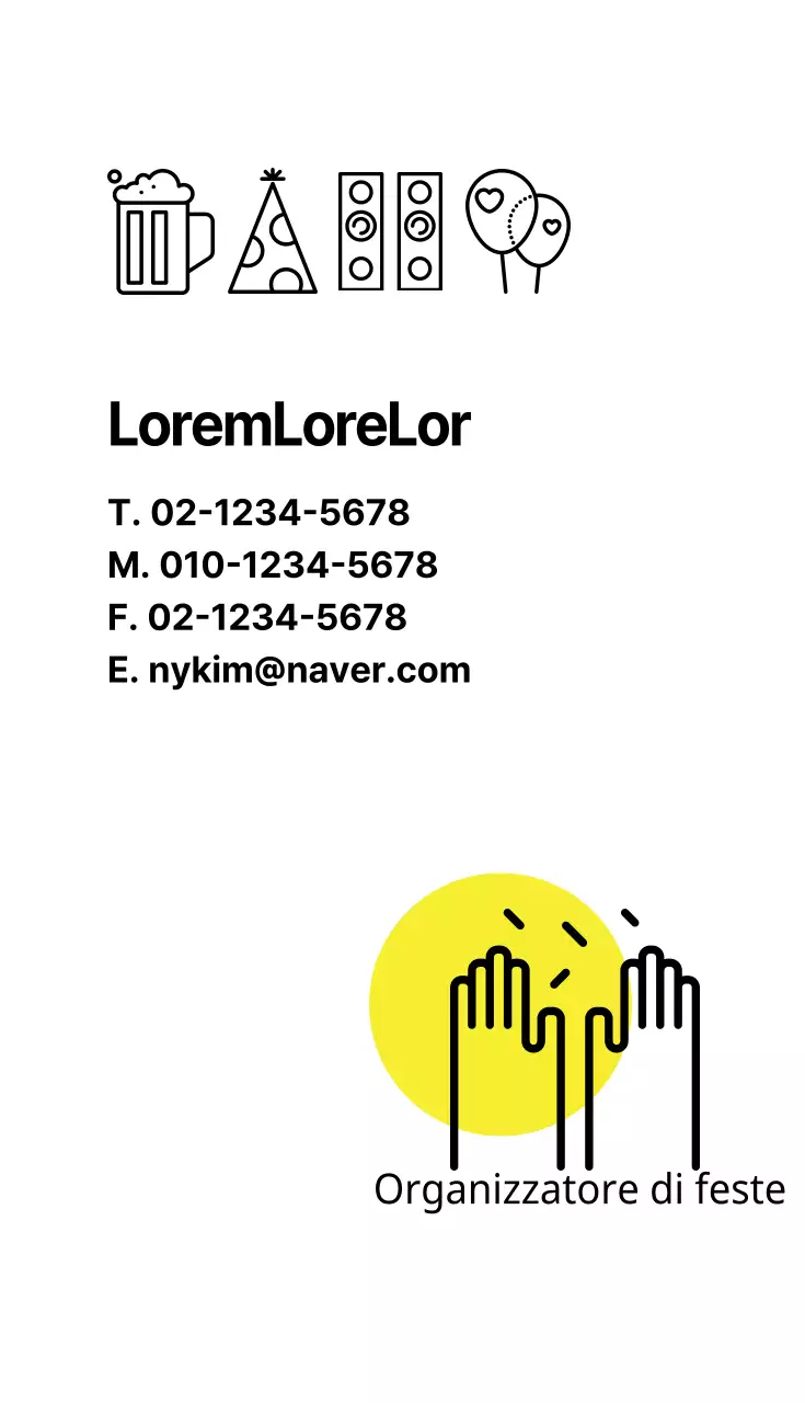 Organizzatore di feste