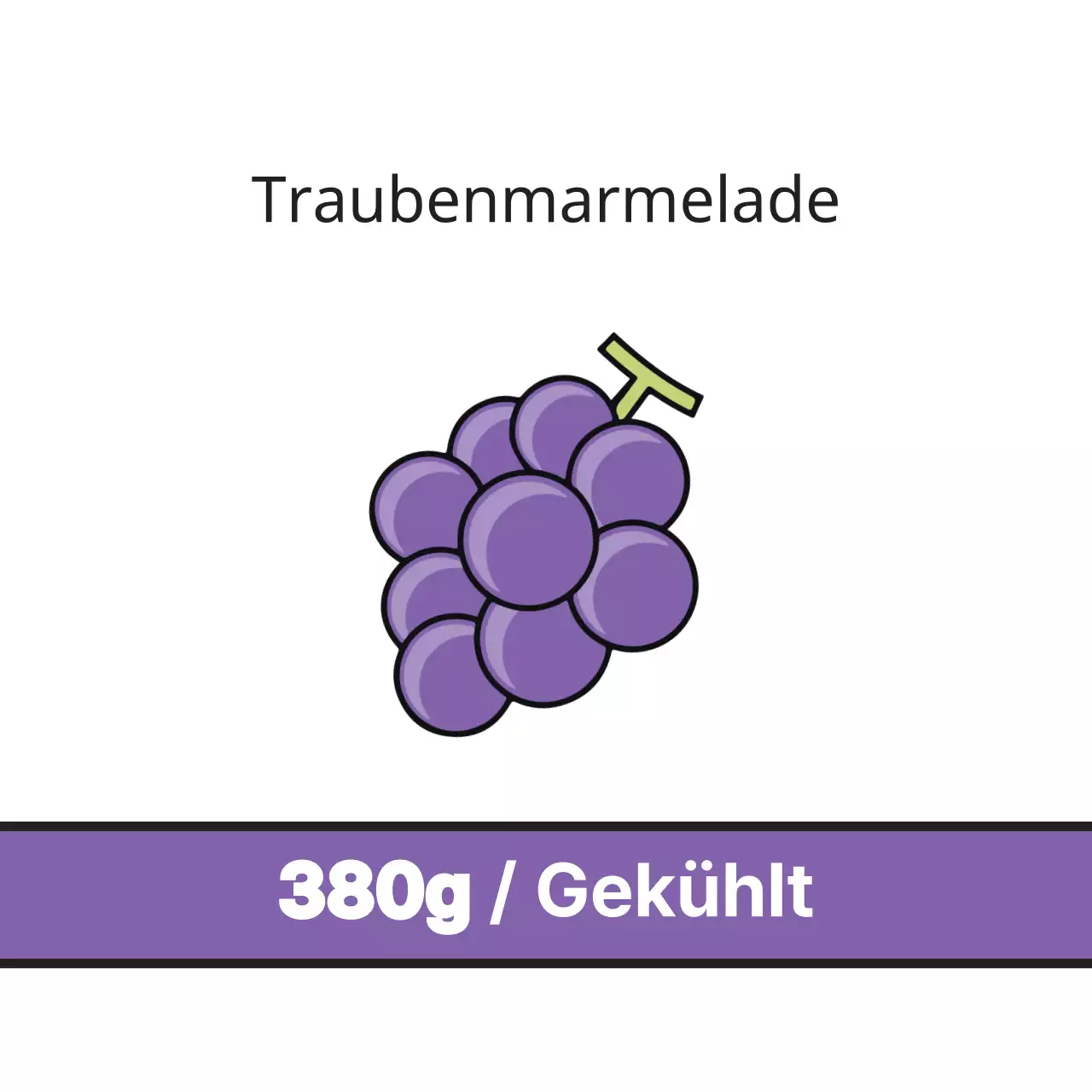 Traubenmarmelade