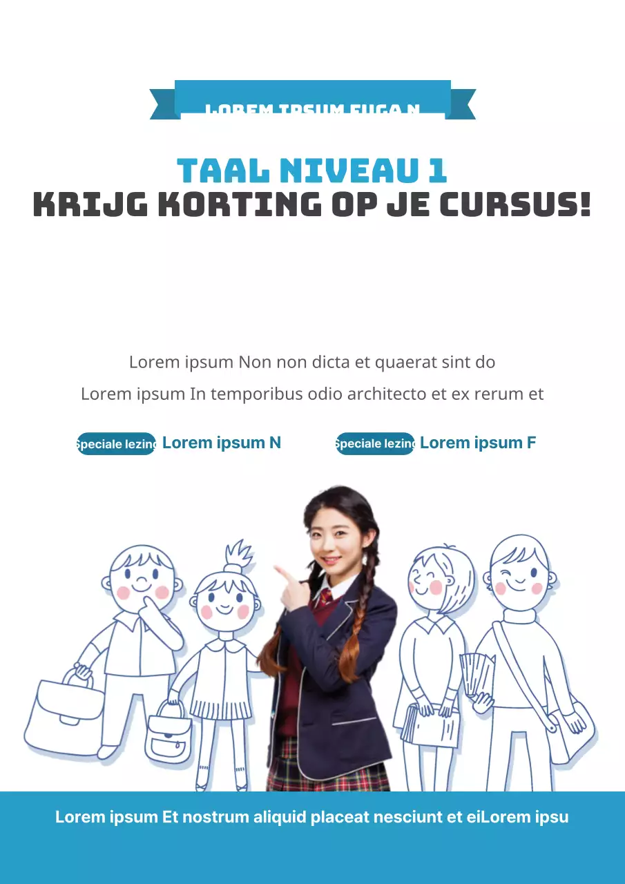 Korting op cursusgeld