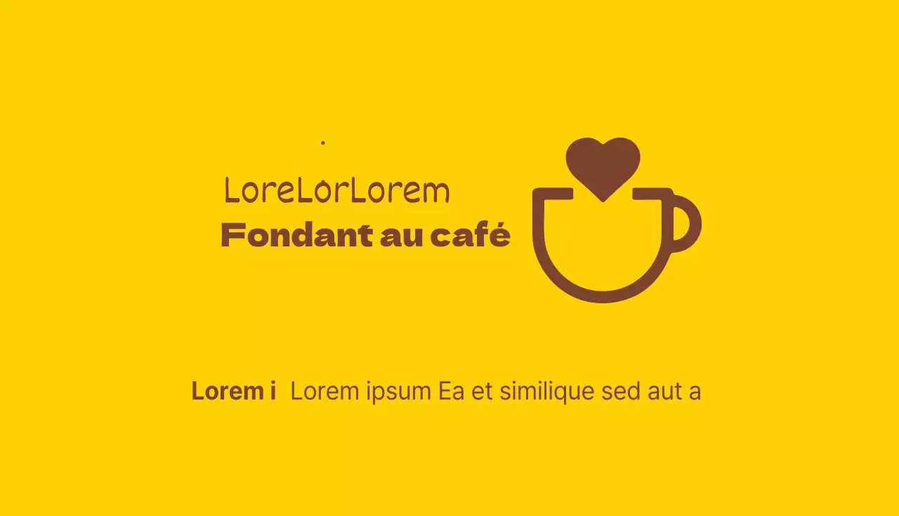 Fondant au café