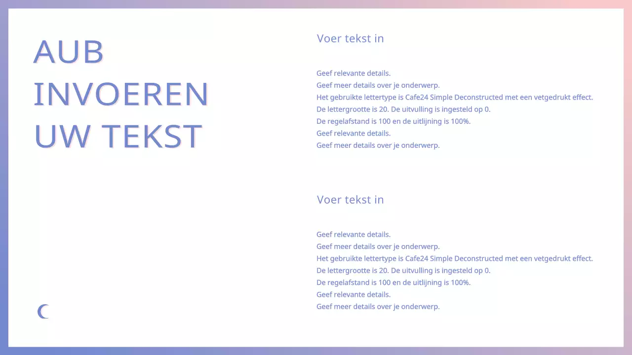 Pinkvora pluizige wolken verloop