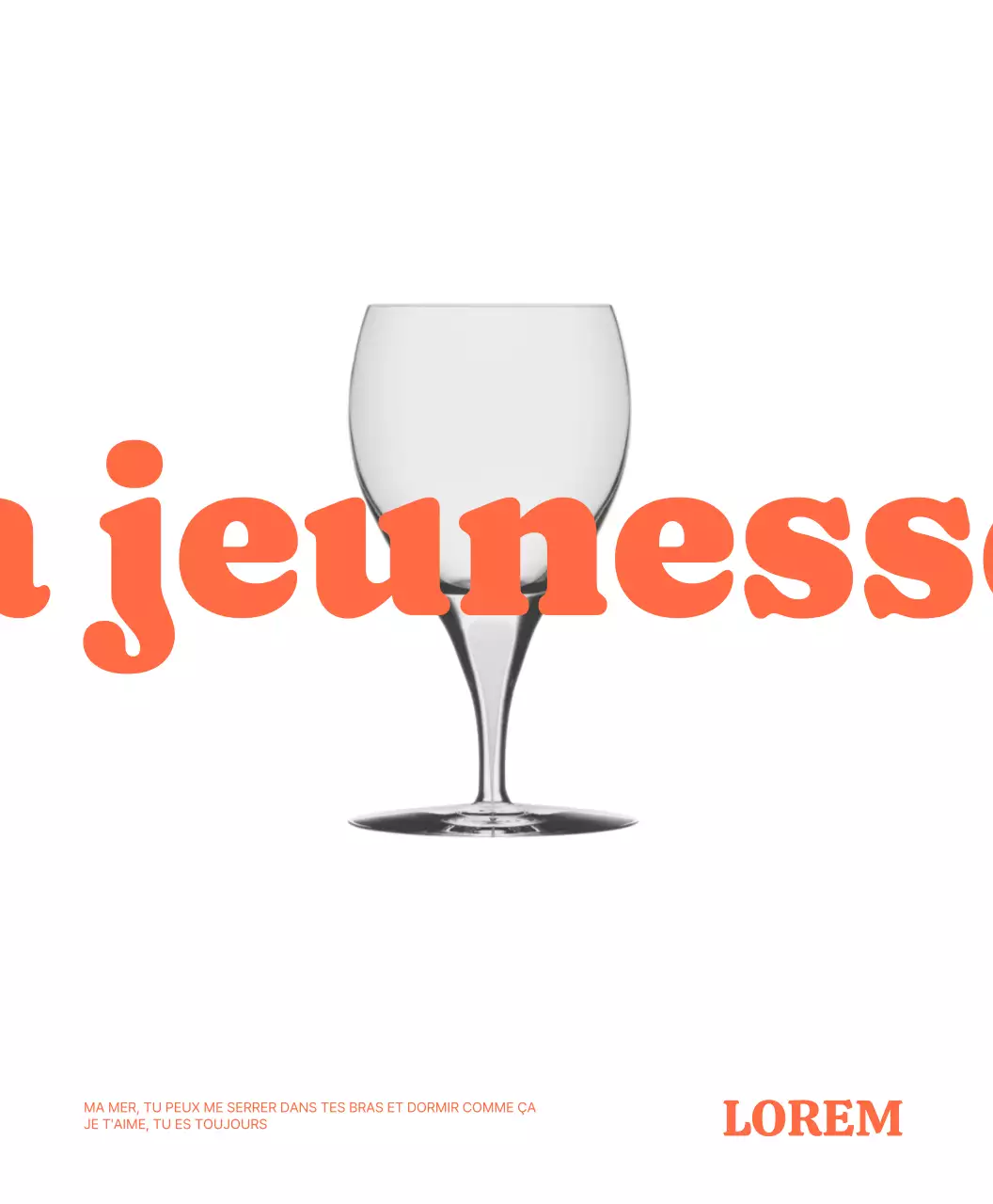 Un éco-sac classique et cool pour les cafés, en orange