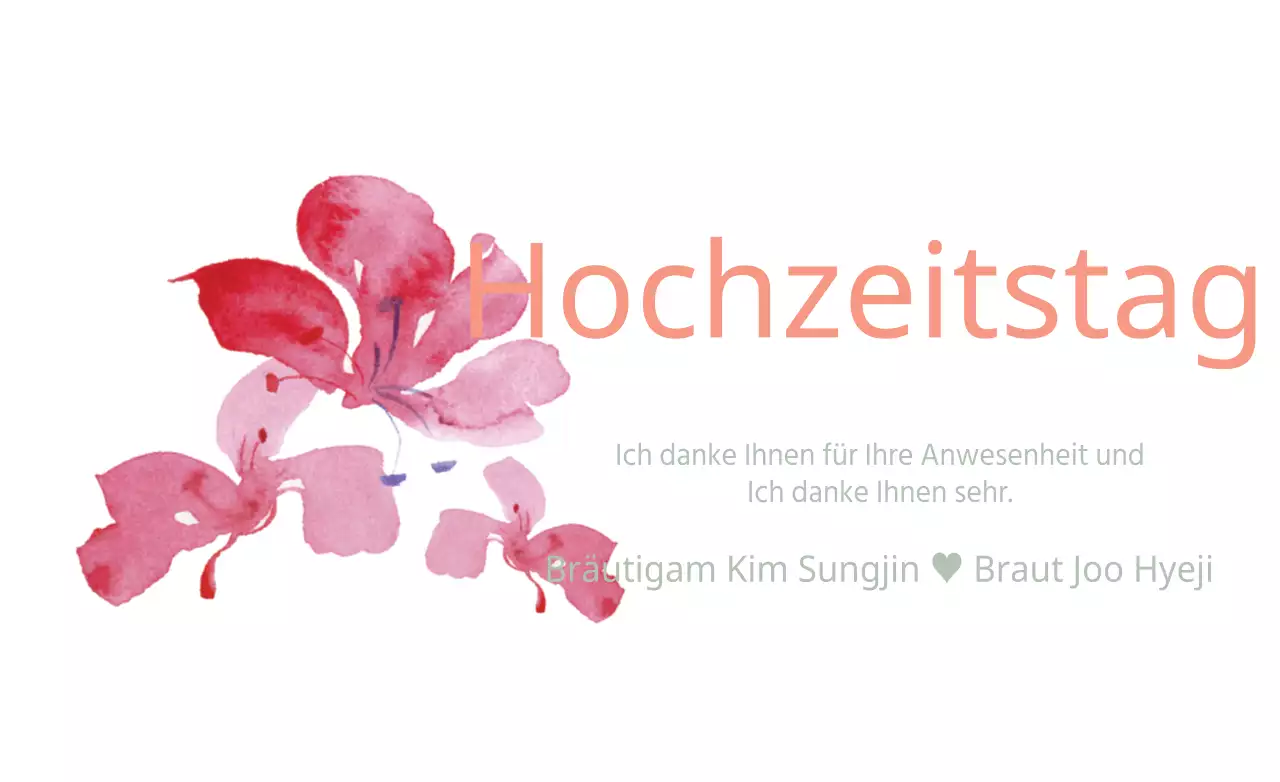 Hochzeitstag
