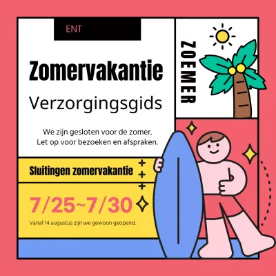 Kitscherige illustraties in roze en zwart om je door je zomervakantie te loodsen