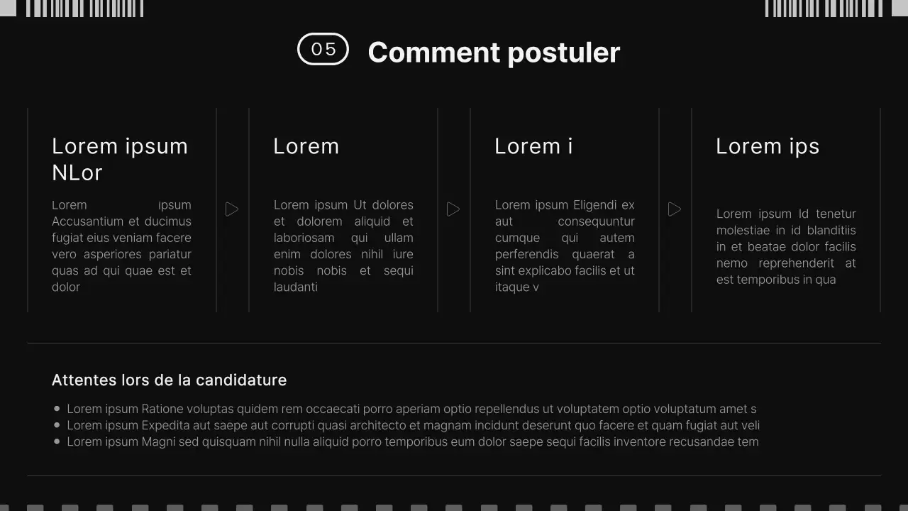 Concept de film en noir et blanc pour promouvoir la Film Academy