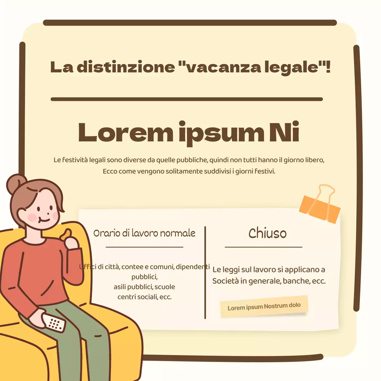 Una bella e calda conoscenza delle vacanze dei lavoratori in colori pastello