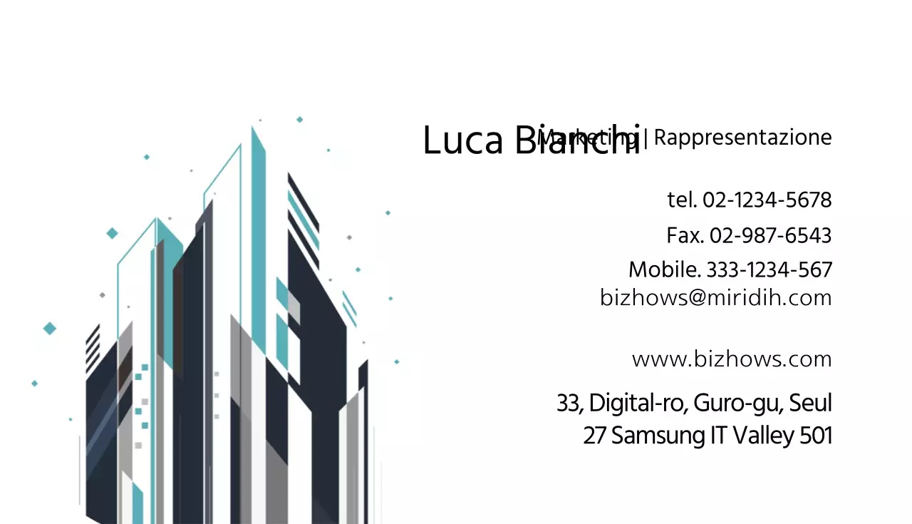 Biglietti da visita aziendali