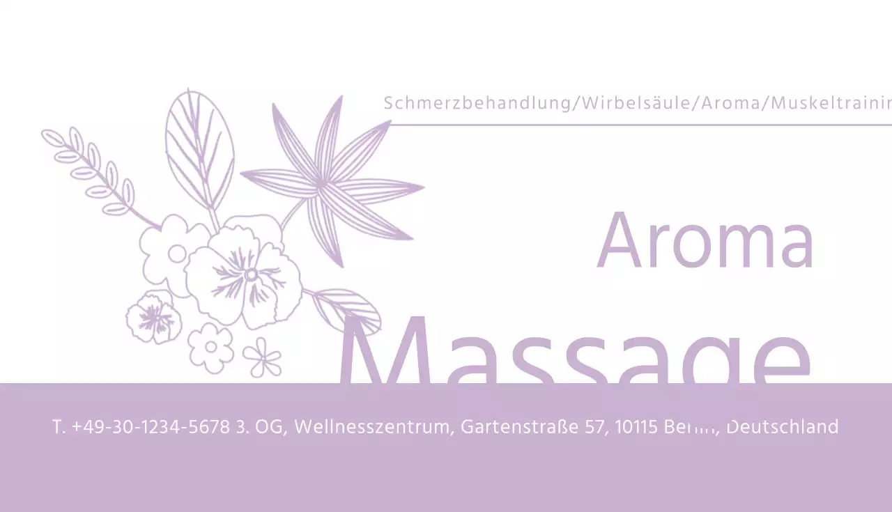 Aromatherapie-Massage