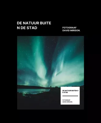 Eenvoudige en moderne fototentoonstelling eco-tas in wit en zwart