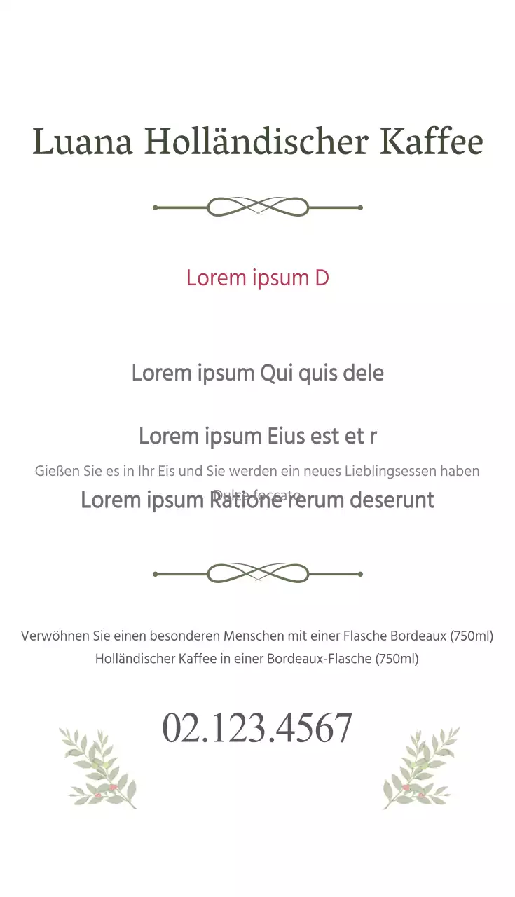 Holländischer Kaffee