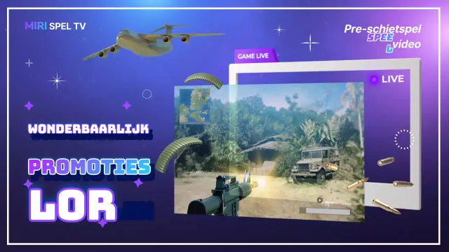 Online spelbeelden met paarse ruimteachtergrond