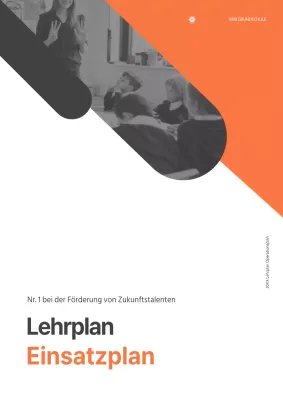 Schulzeugnisse mit einem orangefarbenen, einfachen Konzept