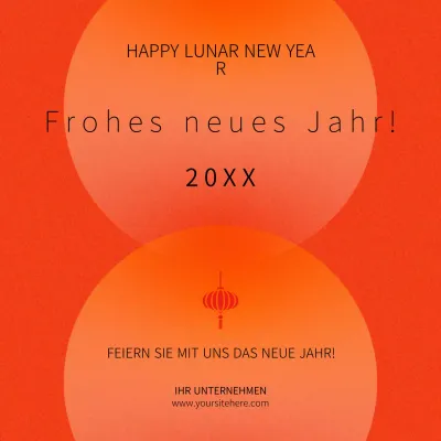 Ankündigung der orangefarbenen kulturellen Feiertage