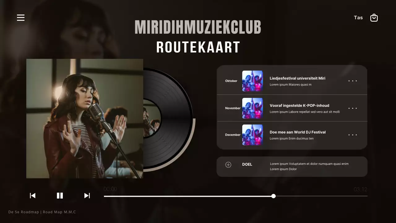 Uitleg over zwarte en rode popmuziekcirkels