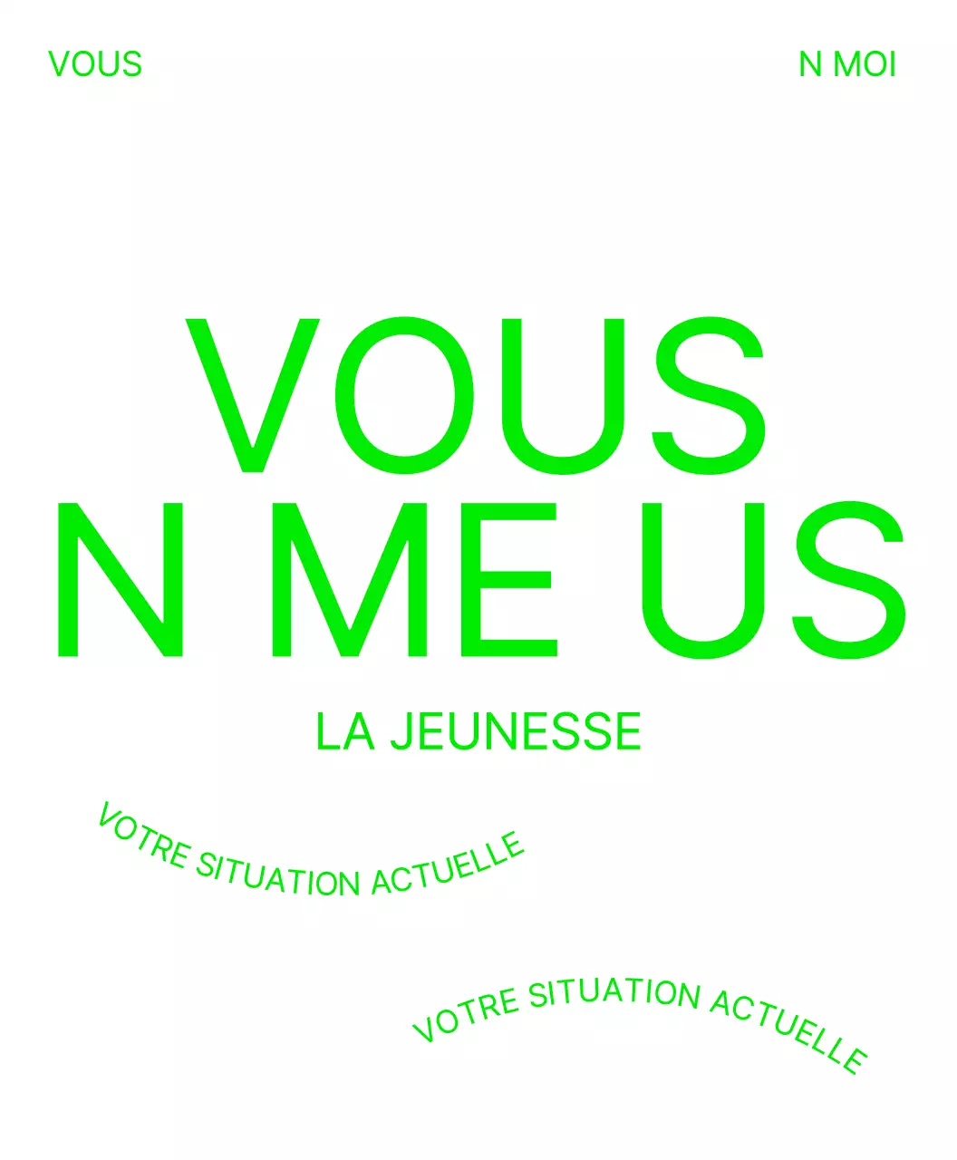 Sac écologique personnalisé minimaliste et simple en vert lime