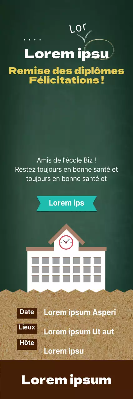 Remise des diplômes