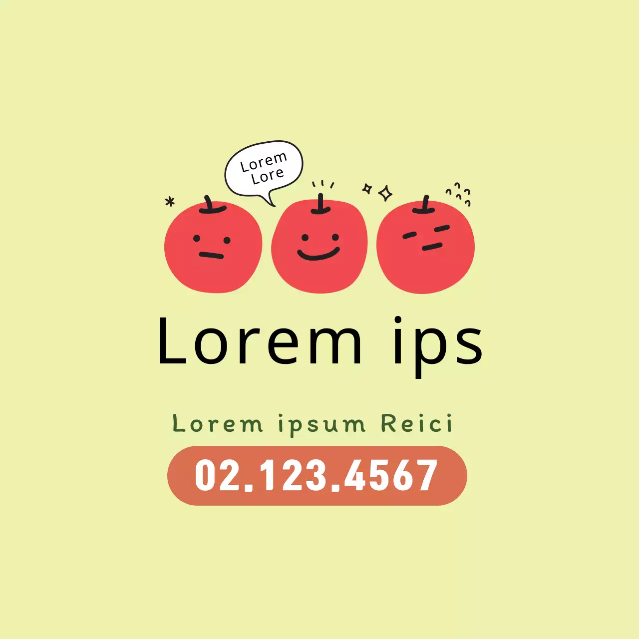 Groene illustratie schattige appelboerderij