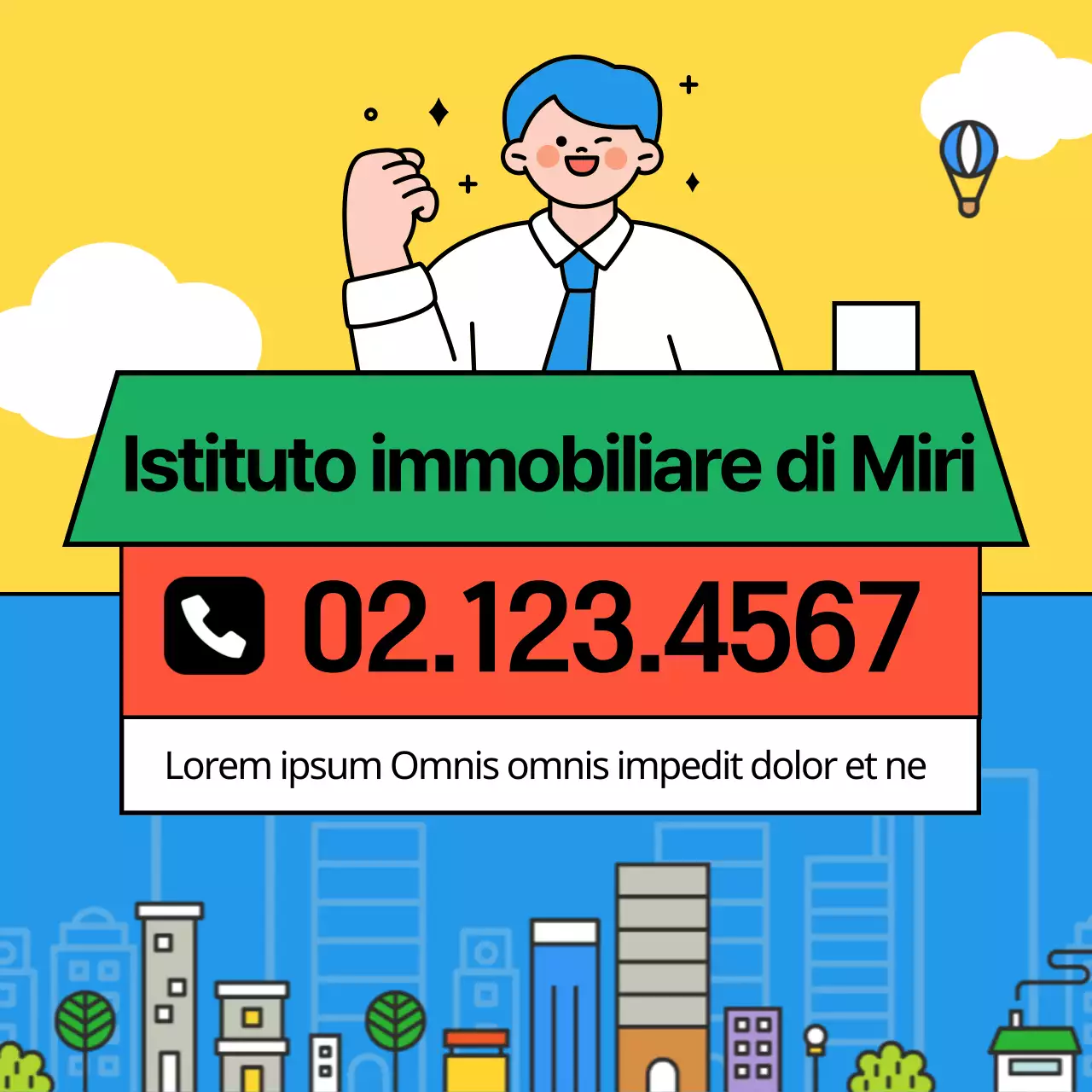 Informazioni sulla richiesta di un Mutuo Casa Specializzato giallo e verde