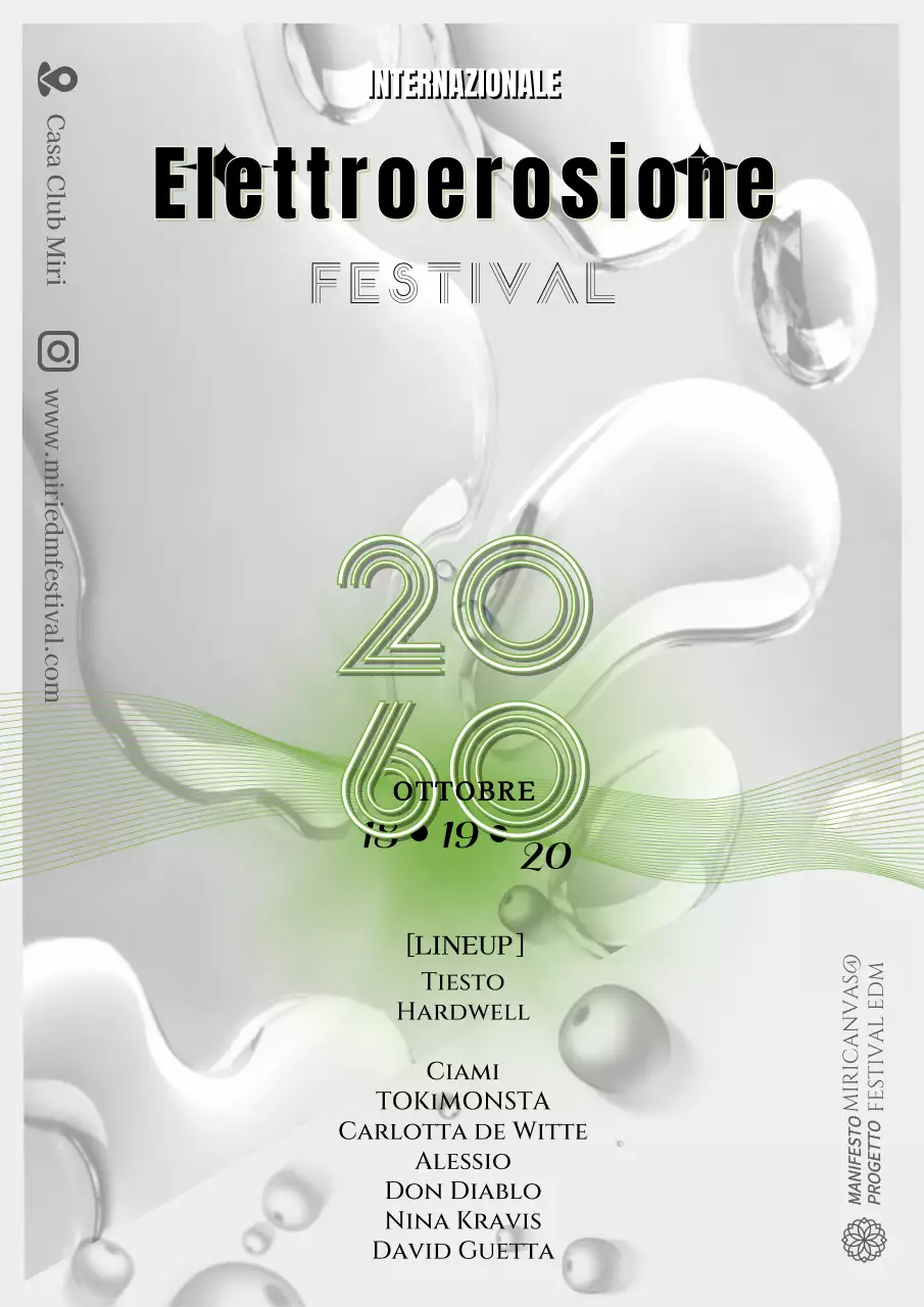 Un festival musicale argentato e futuristico