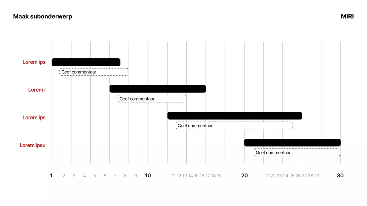 Eenvoudig zwart-wit marketingstudiemateriaal voor vergaderingen