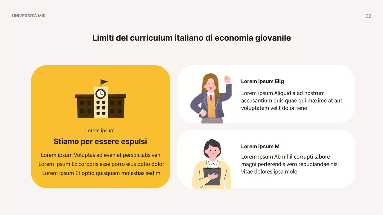Materiale semplice per l'educazione economica dei giovani di colore giallo e marrone