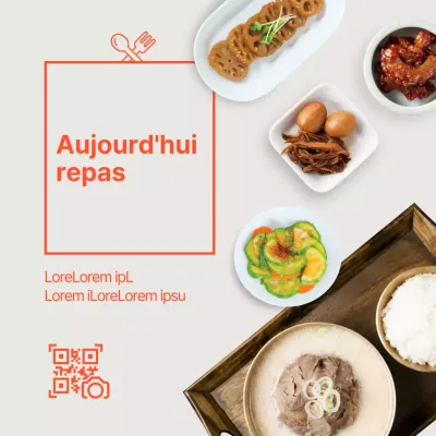 Fond beige pour plat d'accompagnement dîner simple événement