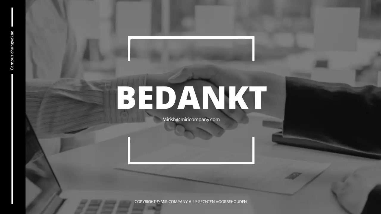 Rapport over standplanning in zwart-wit