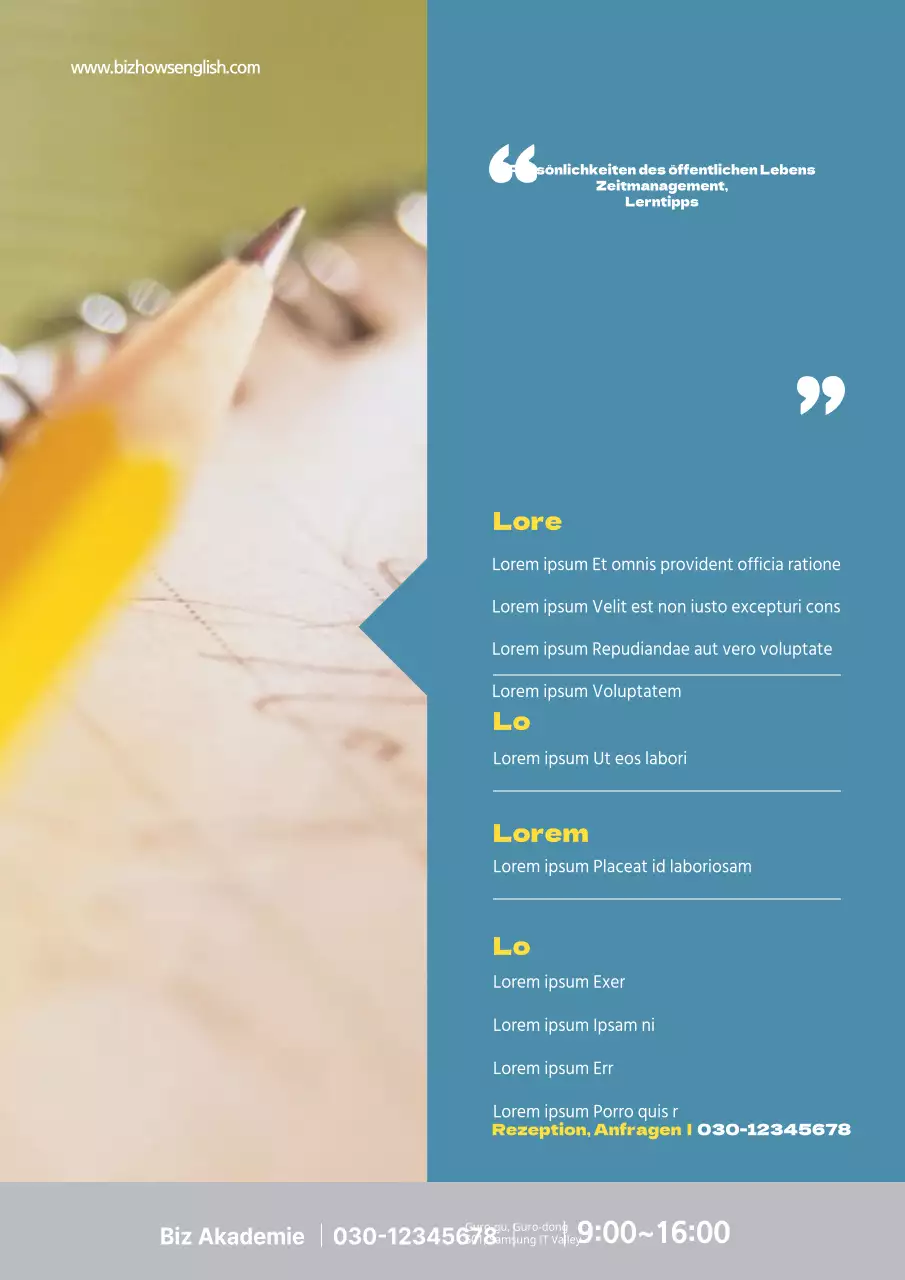 Öffentliches Zeitmanagement