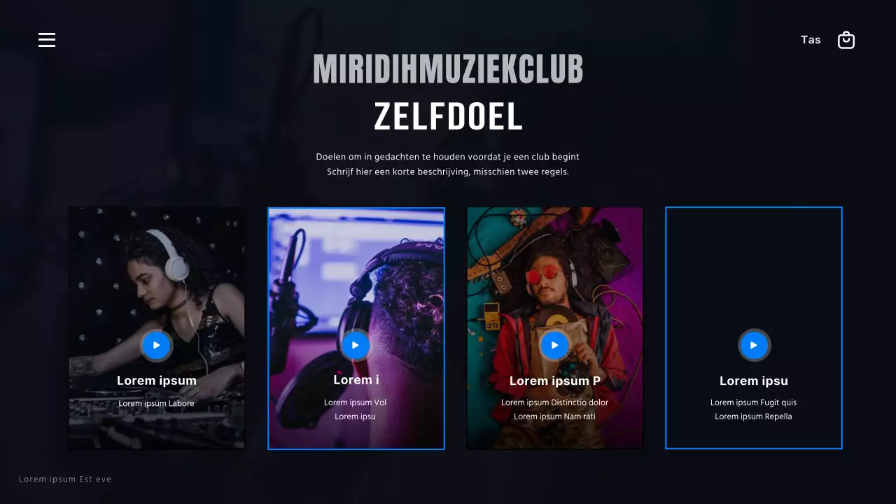 Uitleg over zwarte en rode popmuziekcirkels