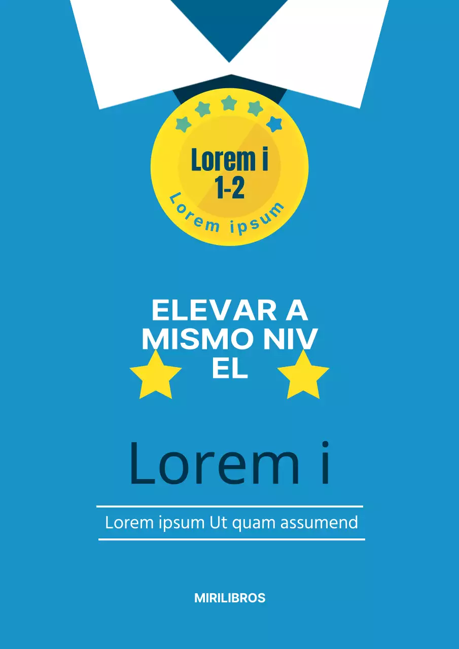 Contenido del libro de preguntas ilustrado del uniforme escolar azul claro