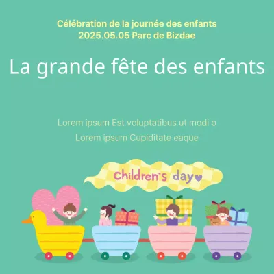 La grande fête des enfants