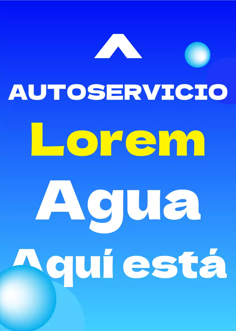 El agua azul, blanca y amarilla es un accesorio de guía con formas circulares y autoadhesivas.