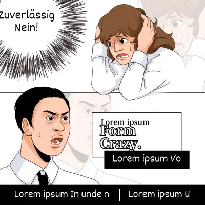 Schwarzes und weißes Webtoon-Konzept Gagshopping-Rabattaktion @gagshoppingdiscount