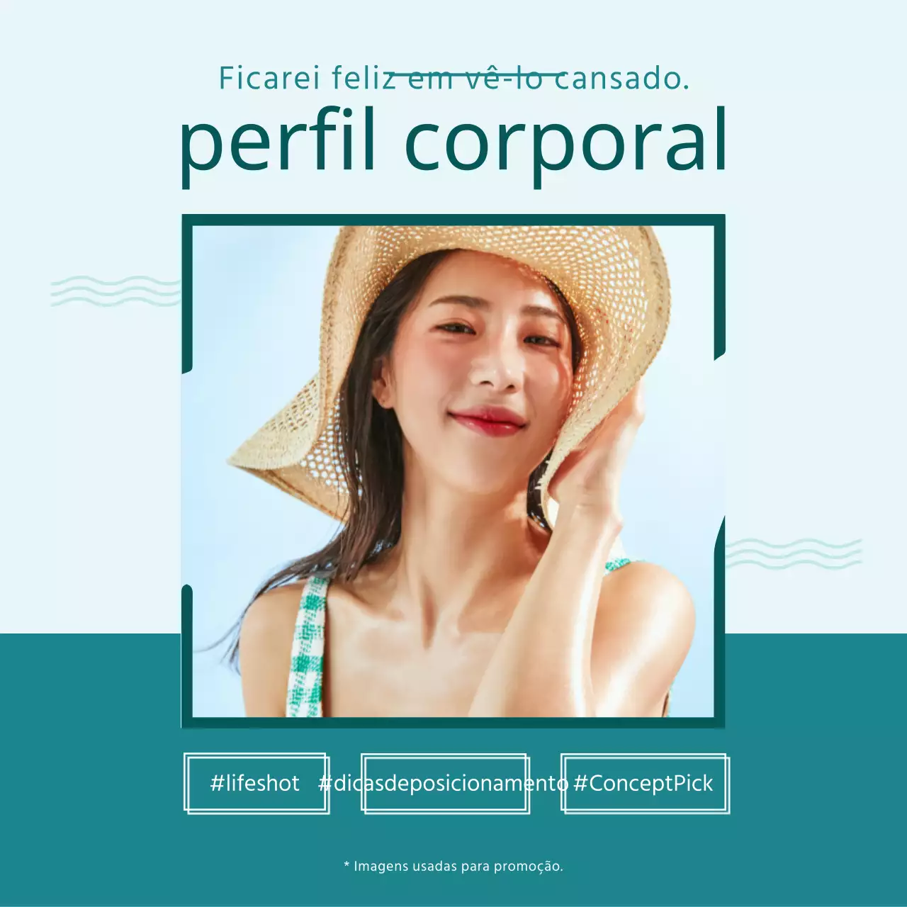 Guia de pose do conceito de perfil corporal azul e azul claro