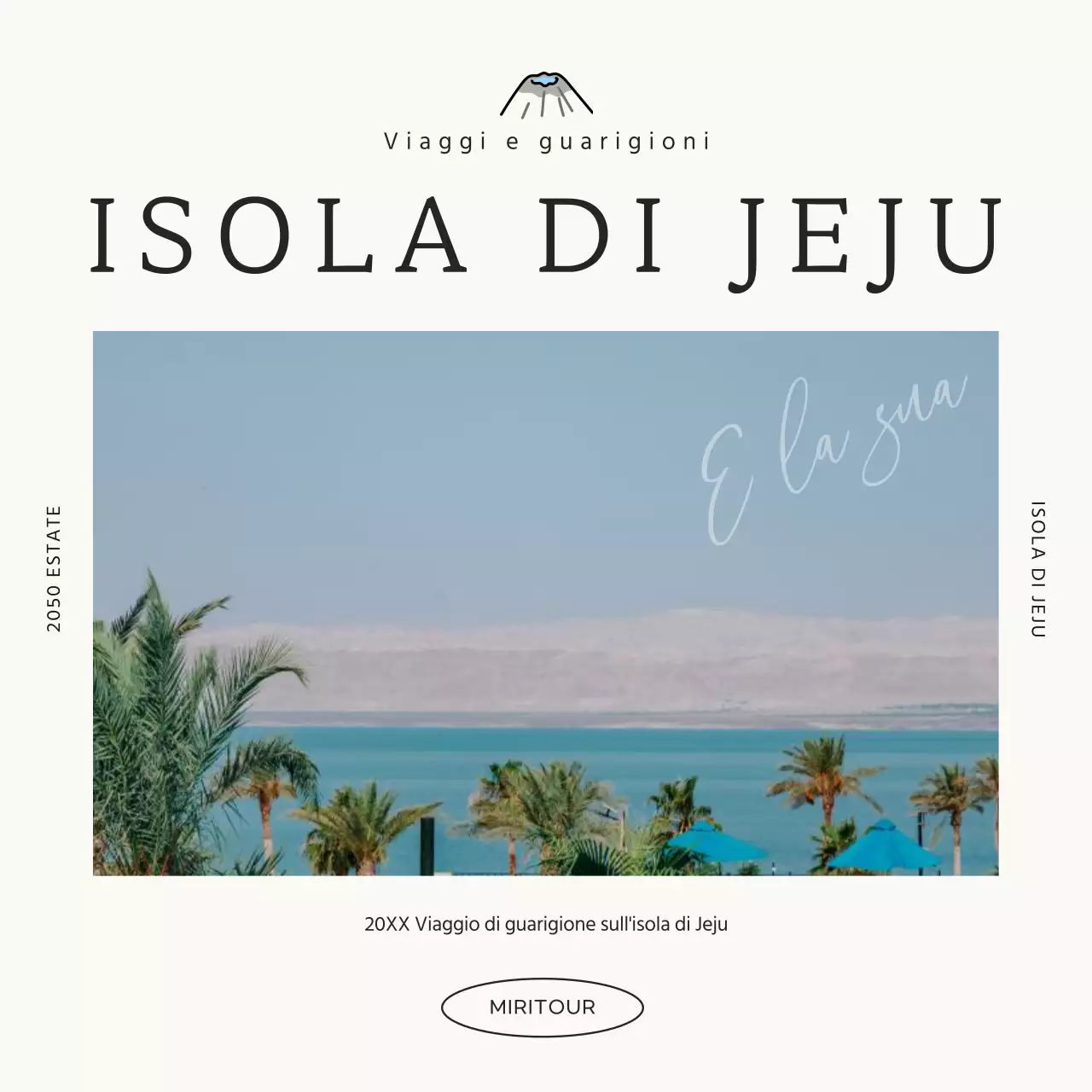 Un viaggio semplice e pulito per guarire sull'isola di Jeju, in stile pastello, ispirato al vintage e ai libri fotografici.
