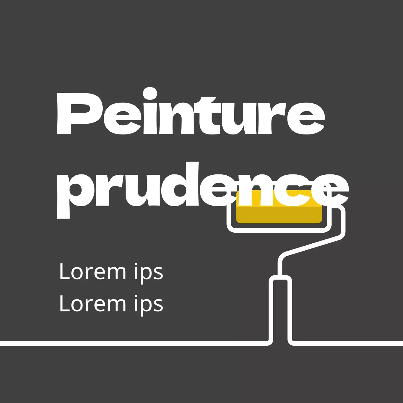 Attention au remplissage de la peinture