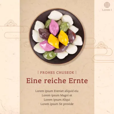 Ein beiger Mittwintergruß auf Instagram