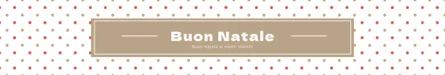 Confezione regalo natalizia a pois