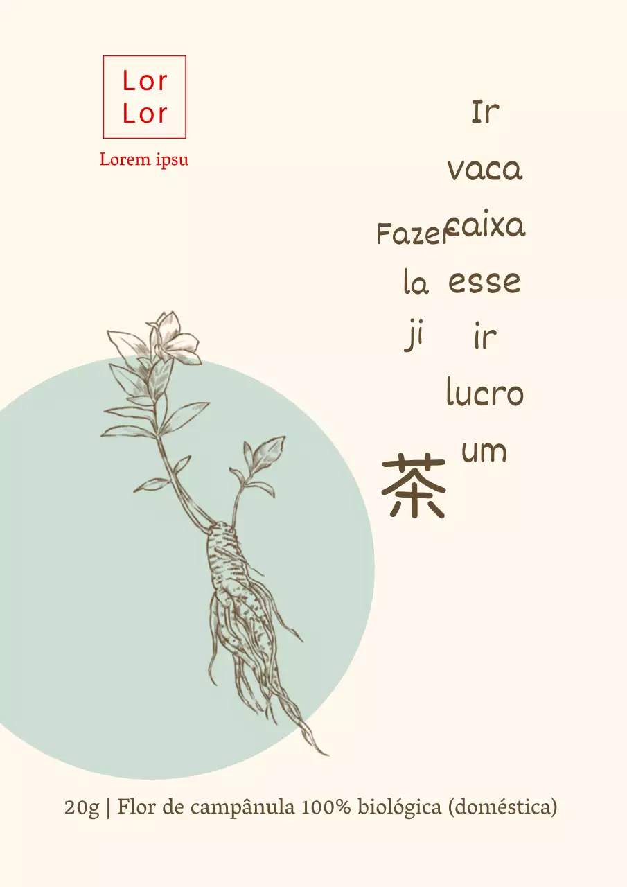 Troca de ilustrações em vermelho e bege