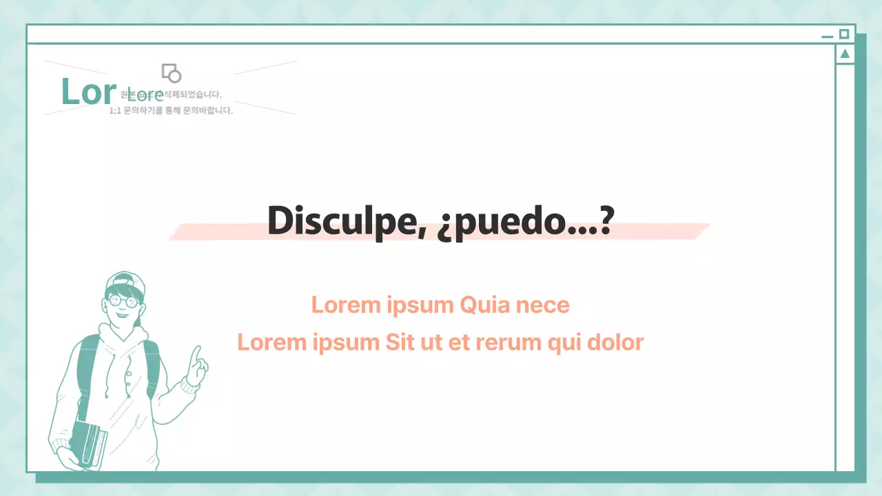 Una sencilla lección de japonés con menta y naranja